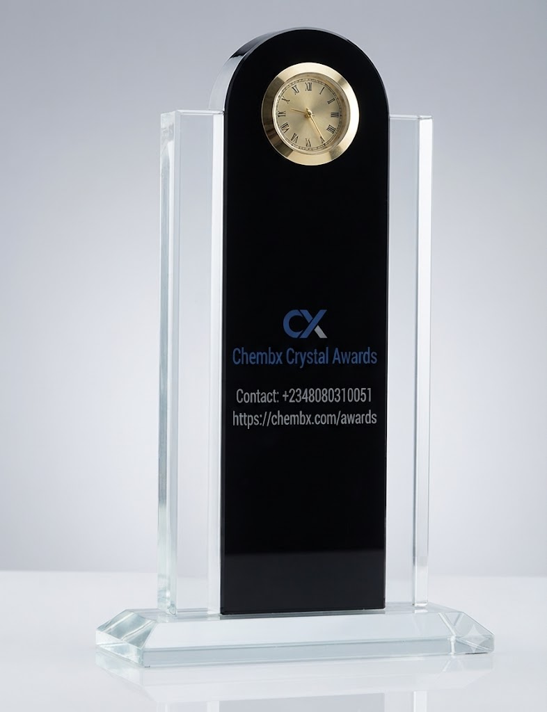Best price crystal glass award plaques maker in Nigeria nationwide delivery