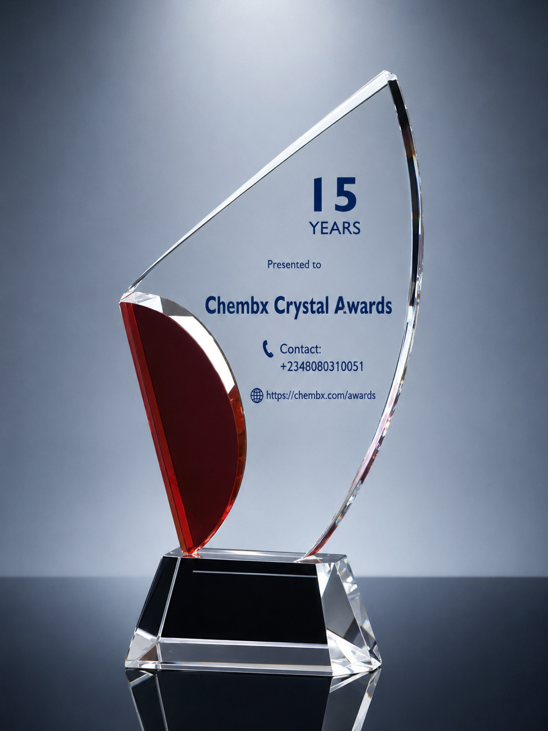 Affordable crystal glass plaque award supplier Lagos Nigeria fast delivery to Ajah