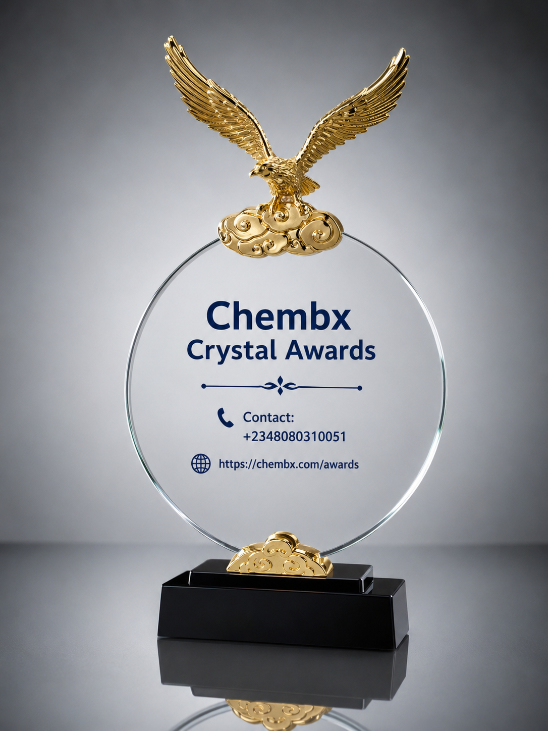 Custom crystal glass plaques Nigeria low cost engraving delivery nationwide