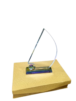 High quality crystal glass awards with engraving Nigeria low cost