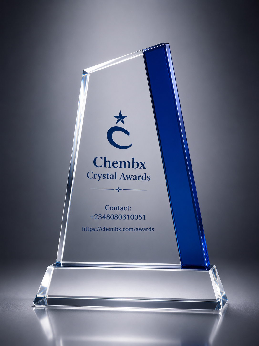 Low cost quality crystal glass awards maker in Nigeria delivering to Lekki within days