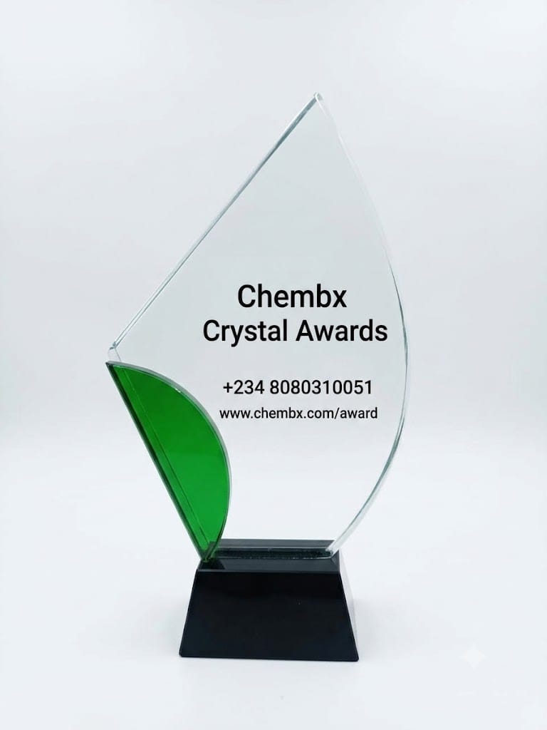 Order crystal glass plaque award Nigeria quick production and delivery