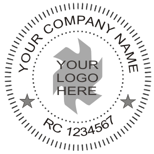 Company seal sample delivered to Accra office client