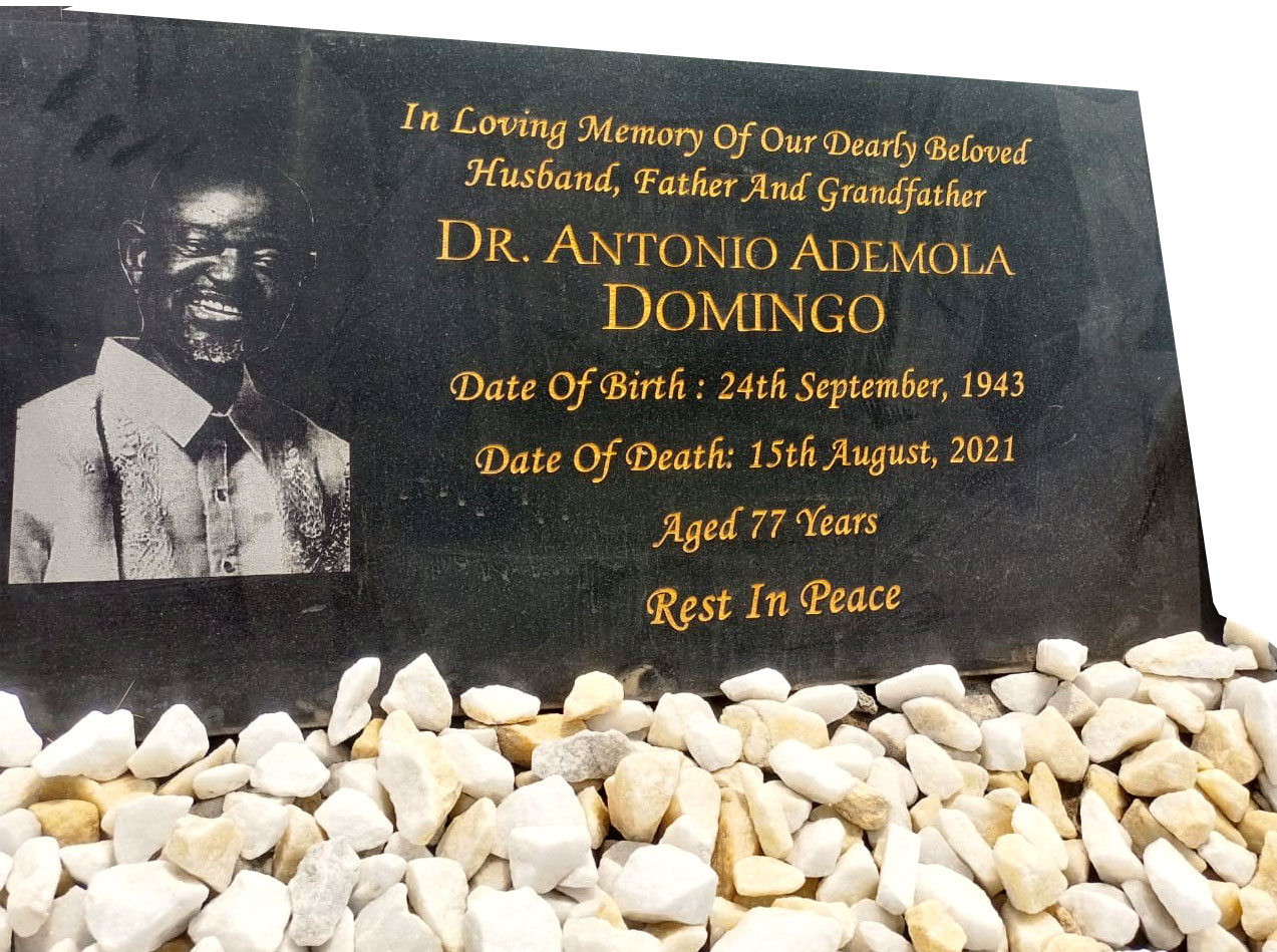 Chembx: Expert in custom funeral engravings and signage on plastic, marble, and granite in Nigeria.