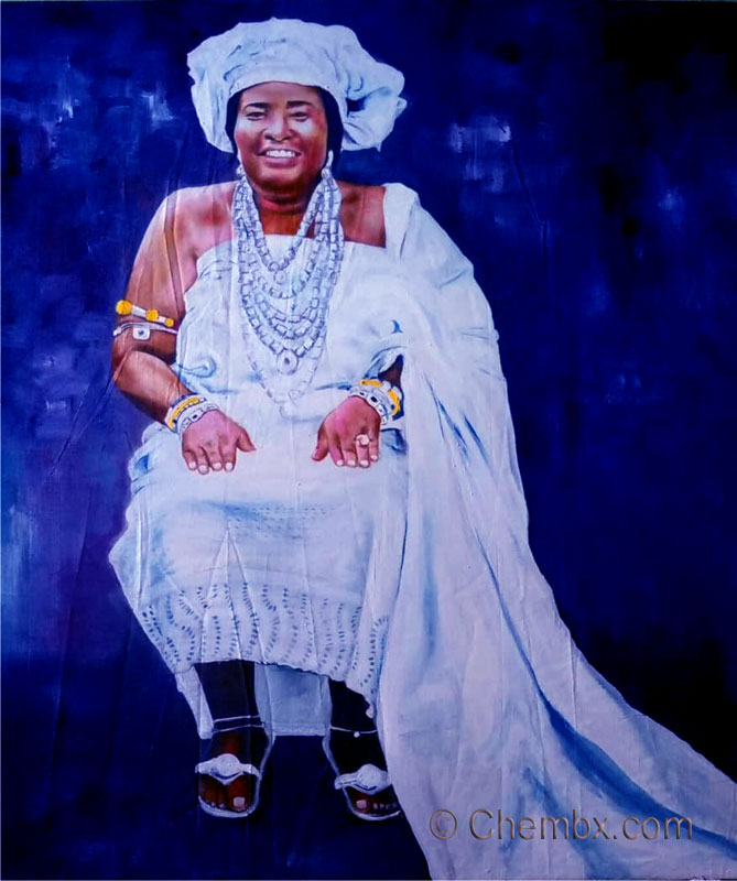 Custom oil portrait painting Igando Lagos Nigeria